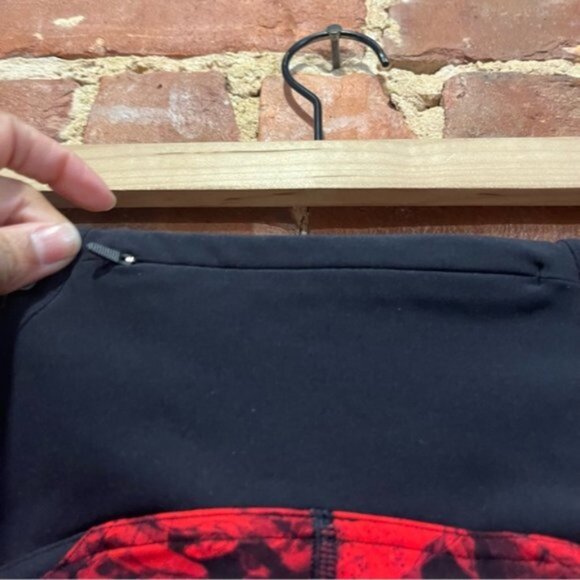 Lululemon Train Times Fast Pace Pant Special Edition 25 Carmine true Red Black - Picture 4 of 6